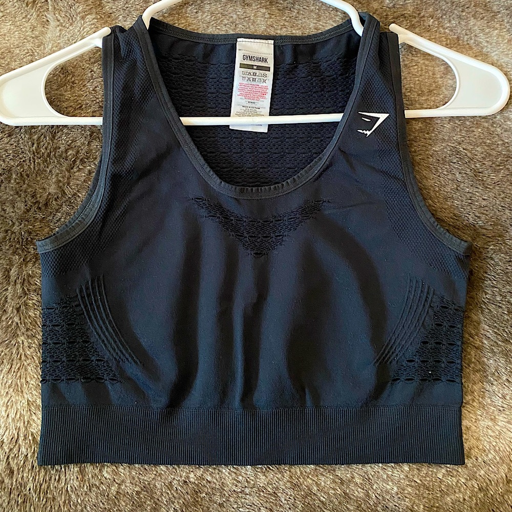 Gymshark Black Seamless Sports Bra